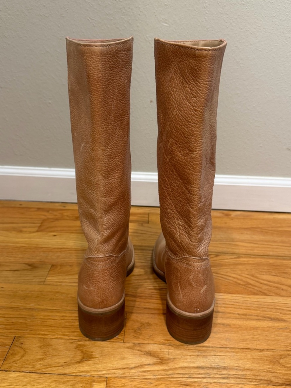 Vintage Leather Campus Boots - Size 8 - Picture 7 of 11